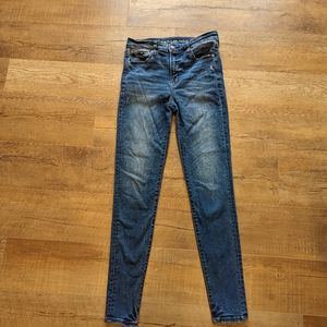 AE Xtra stretch hi-rise jeggings